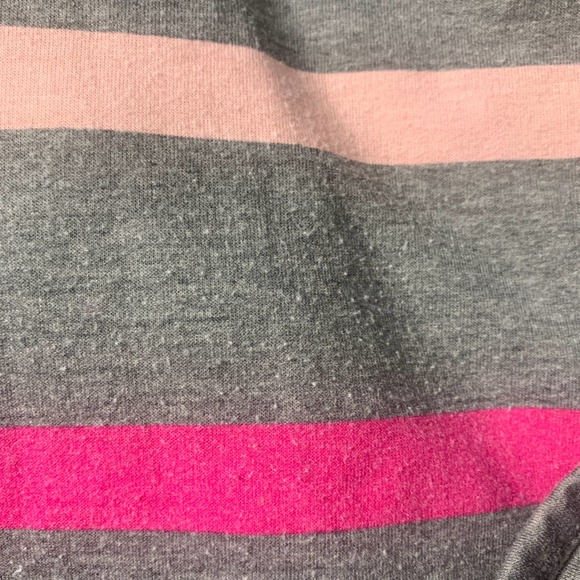 Cabana By Crown & Ivy Womens T-Shirt Size XL Gray Striped Baby Terry Pullover‎ - Picture 8 of 13